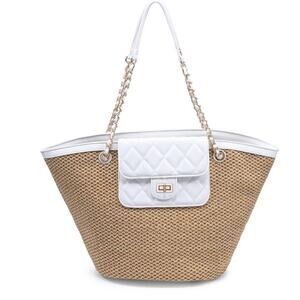 Landon Tote – Natural White